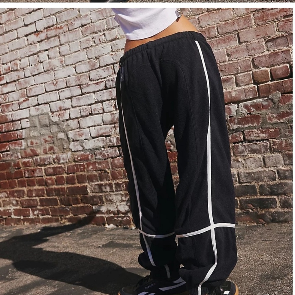 Free People Movement Oversized Arena Pants in Black Combo Size XS